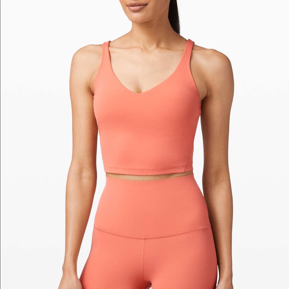 Lululemon Align tank rustic coral